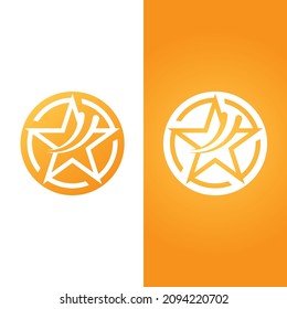 Star icon Template vector illustration design