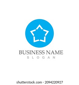 Star icon Template vector illustration design