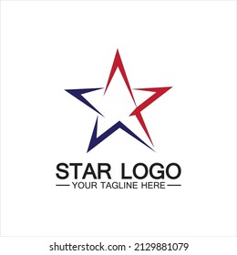 Star icon Template vector illustration design