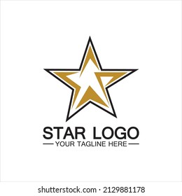 Star icon Template vector illustration design