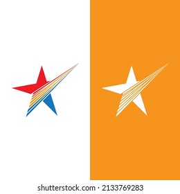 Star icon Template vector illustration design