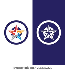 Star icon Template vector illustration design