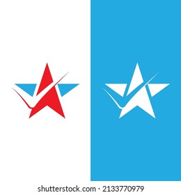 Star icon Template vector illustration design