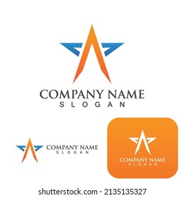 Star icon Template vector illustration design
