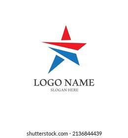 Star icon Template vector illustration design