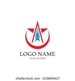 Star icon Template vector illustration design