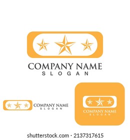 Star icon Template vector illustration design