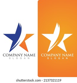 Star icon Template vector illustration design