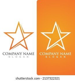 Star icon Template vector illustration design