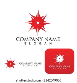 Star icon Template vector illustration design