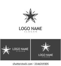 Diseño de ilustración de vector de plantilla de icono de estrella