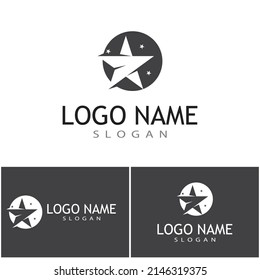 Star icon Template vector illustration design
