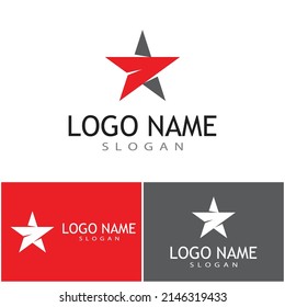 Star icon Template vector illustration design