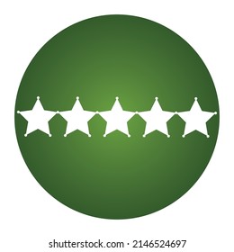 Star icon Template vector illustration design