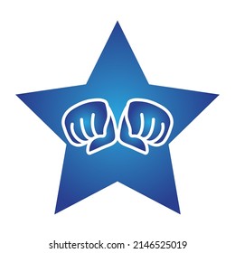 Star icon Template vector illustration design