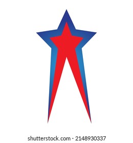 Star icon Template vector illustration design