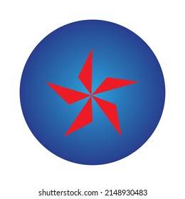 Star icon Template vector illustration design