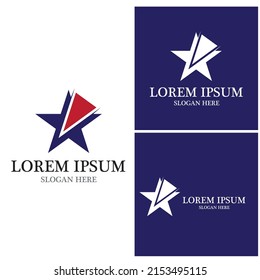 Star icon Template vector illustration design