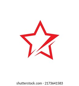 Diseño de ilustración vectorial de plantilla de icono de estrella