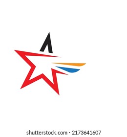 Star icon template vector illustration design