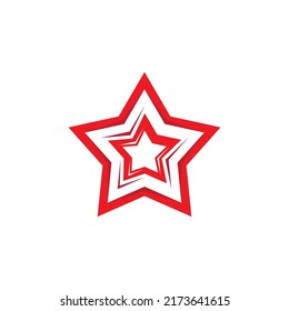 Star icon template vector illustration design