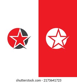 Diseño de ilustración vectorial de plantilla de icono de estrella