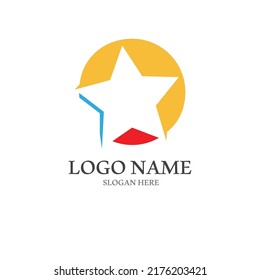 Star icon Template vector illustration design