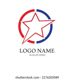 Star icon Template vector illustration design