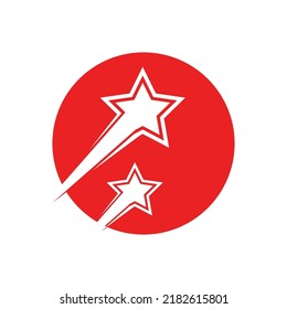 Diseño de ilustración de vector de plantilla de icono de estrella