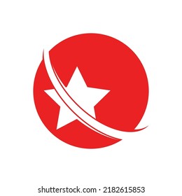 Star icon Template vector illustration design