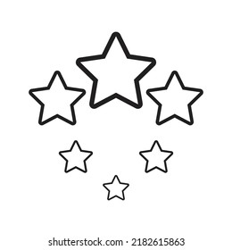 Star icon Template vector illustration design