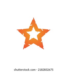 Diseño de ilustración vectorial de plantilla de icono de estrella