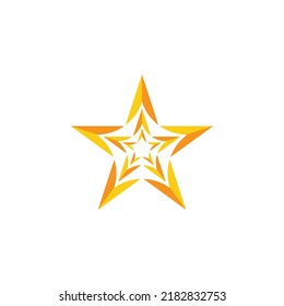 Star icon template vector illustration design