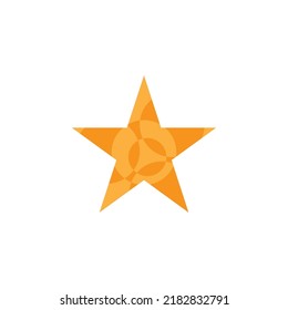 Star icon template vector illustration design