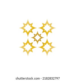 Star icon template vector illustration design