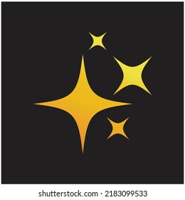 Diseño de ilustración de vector de plantilla de icono de estrella