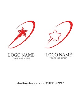 Star icon Template vector illustration design