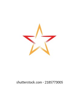 Star icon Template vector illustration design