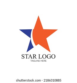 Star icon Template vector illustration design