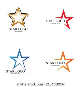 Star icon Template vector illustration design