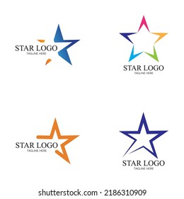 Star icon Template vector illustration design