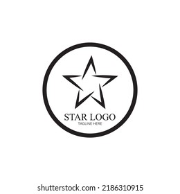 Star icon Template vector illustration design