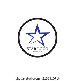 Star icon Template vector illustration design