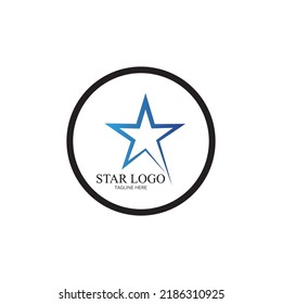 Star icon Template vector illustration design