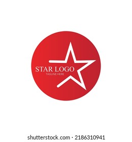 Star icon Template vector illustration design