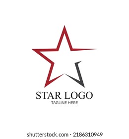 Star icon Template vector illustration design