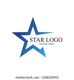 Star icon Template vector illustration design