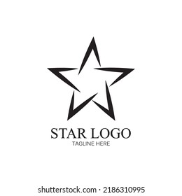 Star icon Template vector illustration design