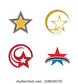 Star icon template vector illustration design