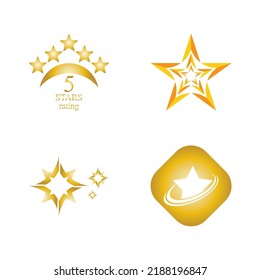Star icon template vector illustration design